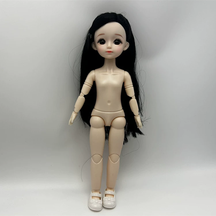 Snow Lily 30 см 6-Point BJD кукла с 20 суставами, настоящие глаза и макияж, варианты головы/тела