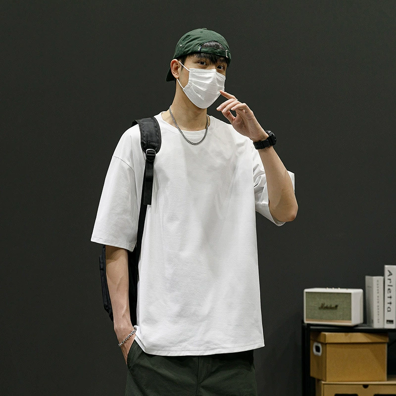 Летний спортивный костюм с короткими рукавами и шортами для бега, удобный повседневный спортивный костюм, однотонная футболка, свободная и универсальная.