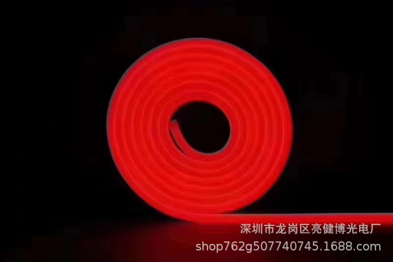 Juego de tiras de luces LED impermeables de silicona de bajo voltaje 12 V - Tira de luces de neón para iluminación decorativa empotrada en armarios