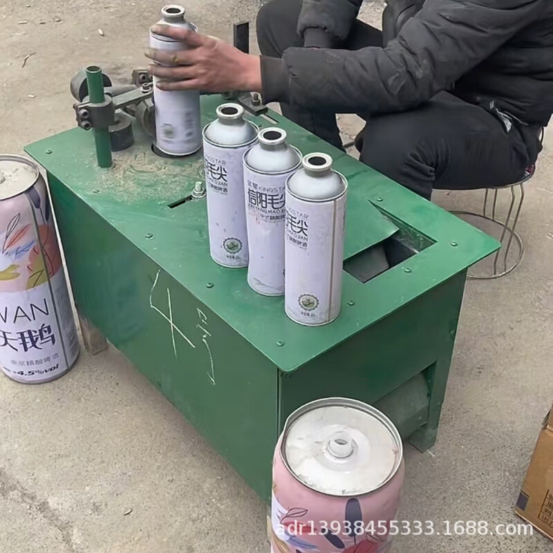 新しい缶切断およびアルミニウム圧縮機、手動レッドブル缶アルミニウムおよび鉄分離機、ルル缶切断およびアルミニウム切断装置|undefined
