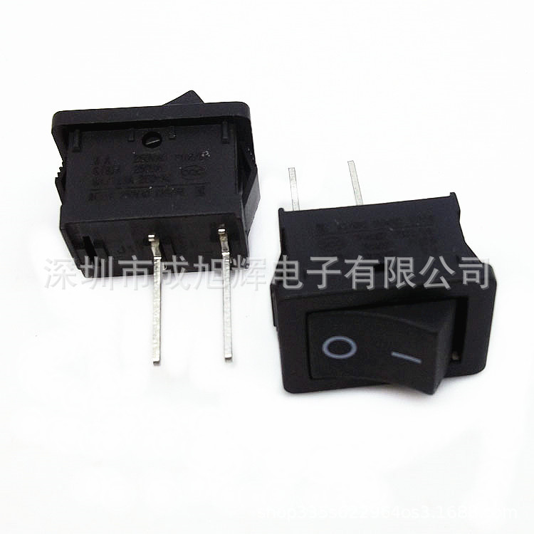 船型15*21mn黑色10A/125V 饮水机开关3脚3档电源开关待认证