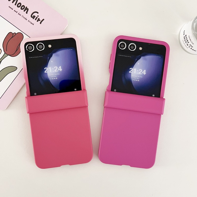 ins喷漆肤感大视窗适用三星Galaxy ZFlip7折叠屏商务防摔手机壳|undefined