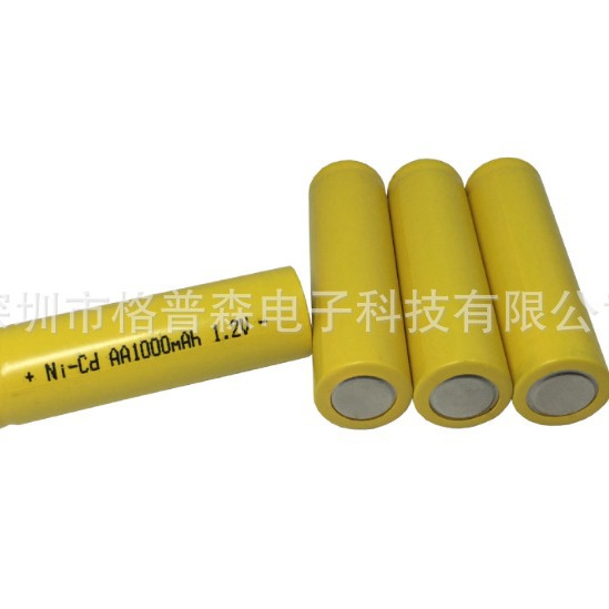 AA镍镉电池 AA1000mAh 5号充电电池 应急照明可充电电池