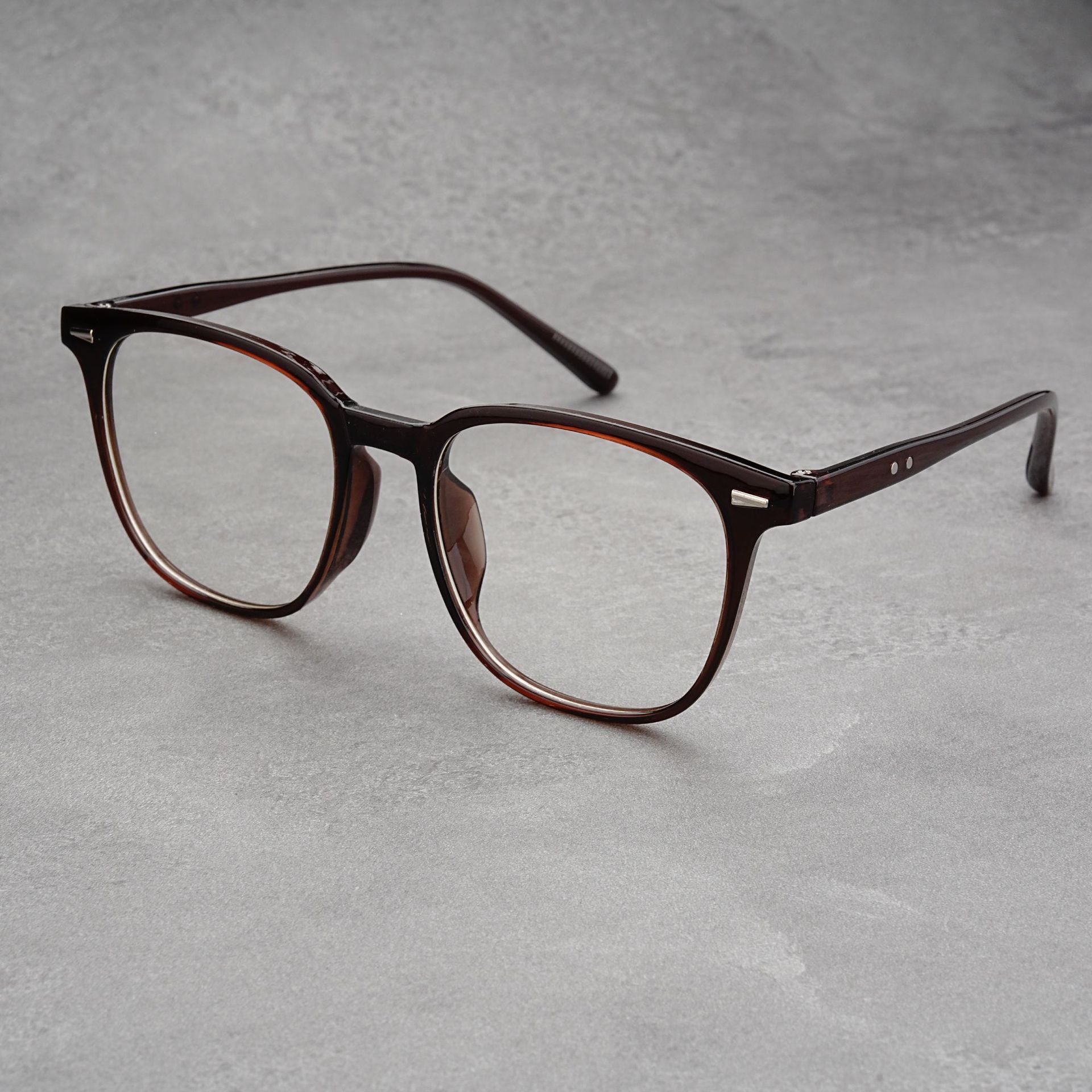 韓国版超軽量サングラス丸枠紫外線防止サングラスレトロなファッション個性日韓系丸枠近視メガネ