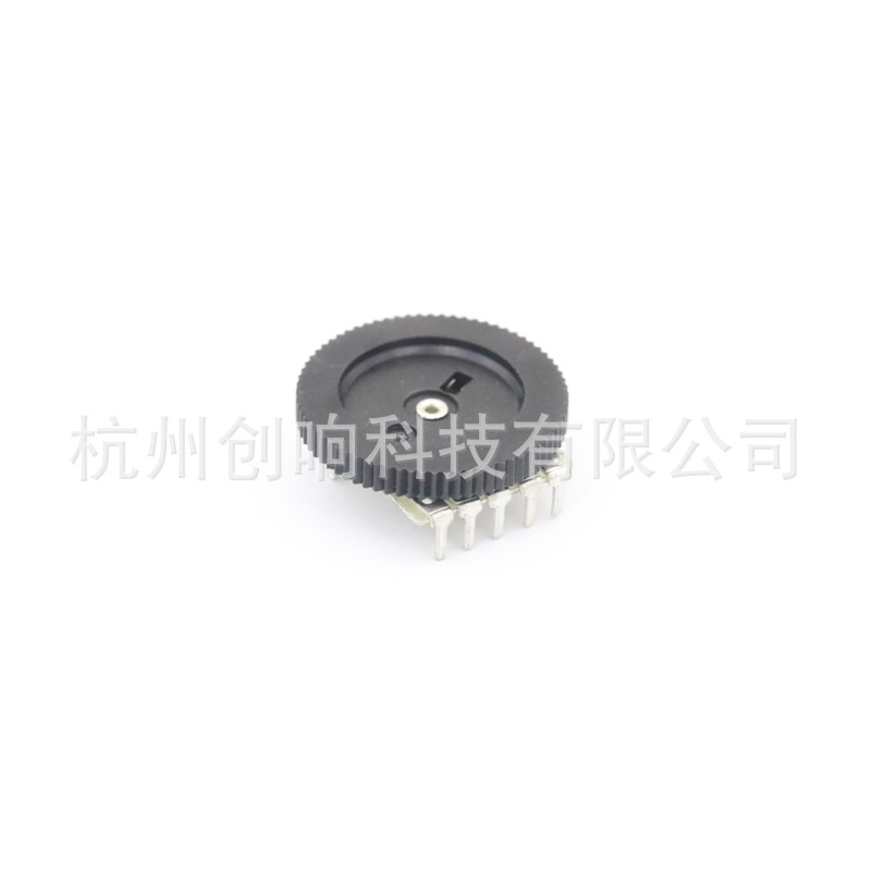 现货16*2 B50K 拨盘旋转式碳膜电位器 迷你音箱双联电位器