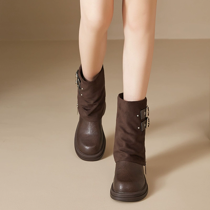 Martens, брюки демисезонные для отдыха на платформе, английский стиль, фирменные ботинки, британский стиль