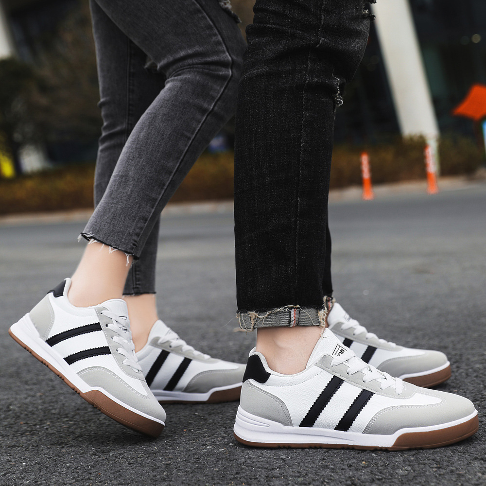 Zapatos casuales coreanos de moda simple pareja Gump zapatos cómodos suela suave comercio exterior al por mayor zapatos deportivos para hombres y mujeres