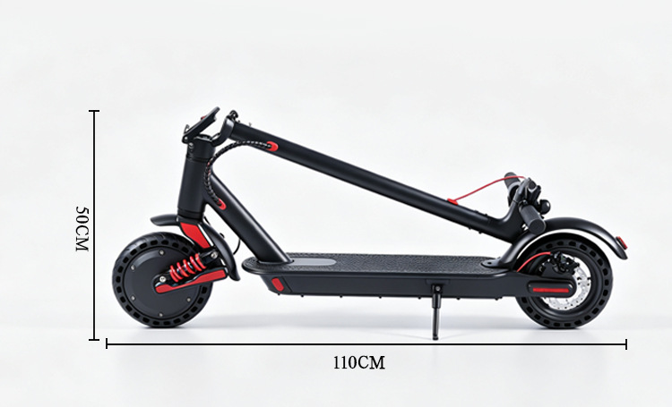 Cross-border portable electric scooter for students, foldable 8.5-inch two-wheel adult battery-powered vehicle, wholesale