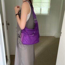日系尼龙mon休闲包户外运动轻量化单肩包可收纳多功能斜跨包男女