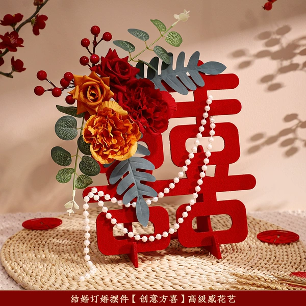 Wedding and Engagement Ornaments [Creative Fangxi] High-end Floral Art
