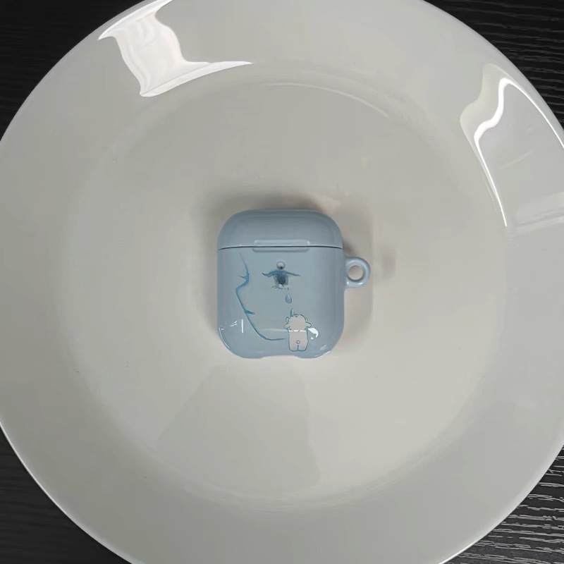 Funda para auriculares Bluetooth con revestimiento importado para lágrimas de niña para la funda protectora AirPods de tercera generación para auriculares Pro de cuarta generación