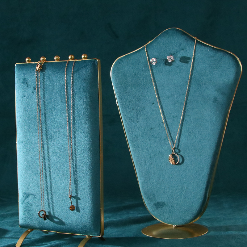 velvet, Flannel Material Solid Color Pattern Modern Style Style Wholesale Jewelry Modern Style Solid Color Velvet Flannel Jewelry Rack