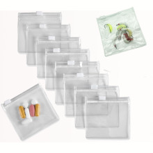 透明pvc拉链袋珠宝饰品封口包装袋药袋手办挂件收纳pvc拉链袋批发