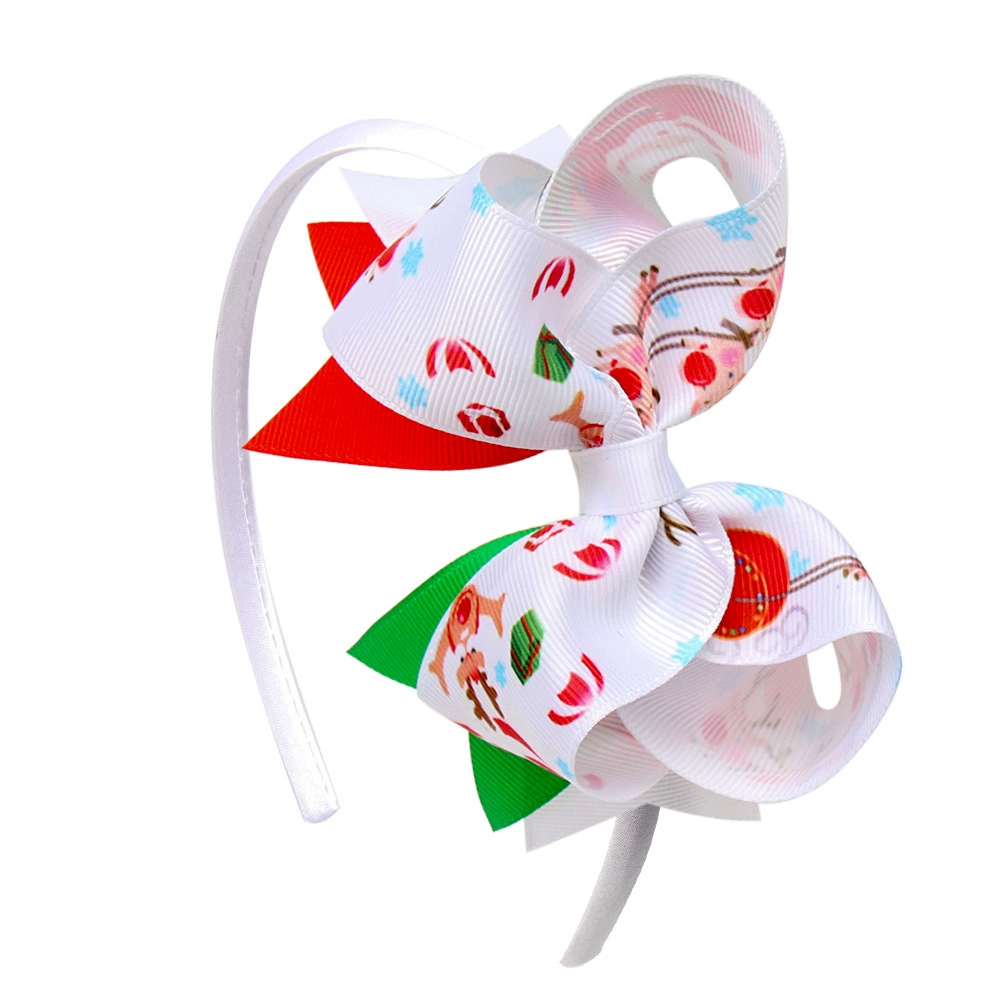 Children's hairgrip with bow, Christmas headband, cute hair accessory, European style, dress up