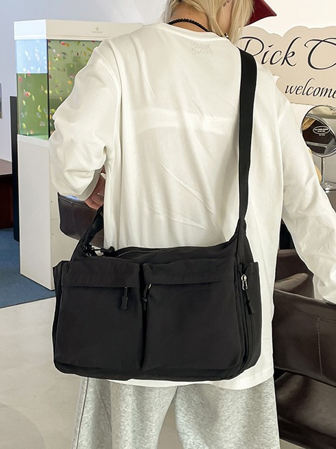 Hombres y mujeres general ocio versátil bolso de hombro bolsa de gran capacidad tote bag anti-dropping bolso de hombro hombre