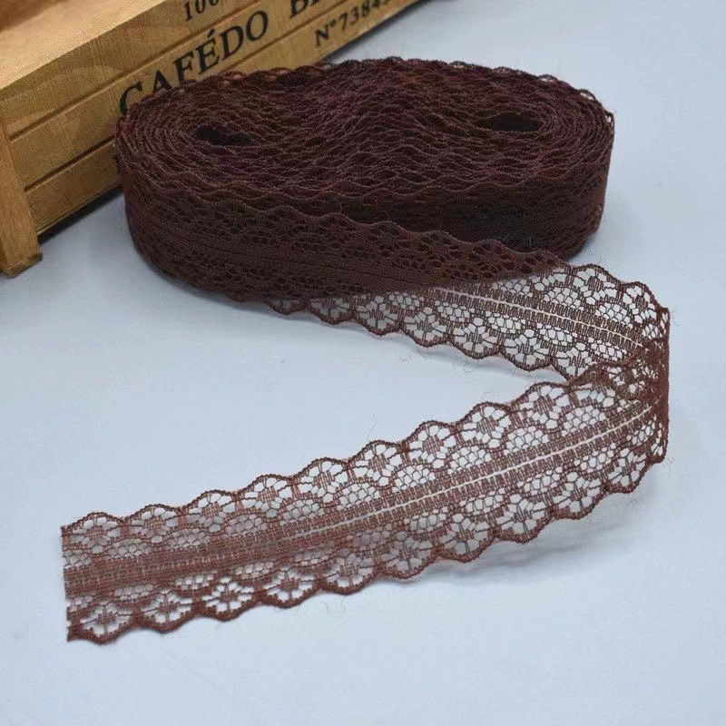 Lace Trim Model 1658-2, Polyester, 3 cm Width, 400 yd Roll, 30 Colors