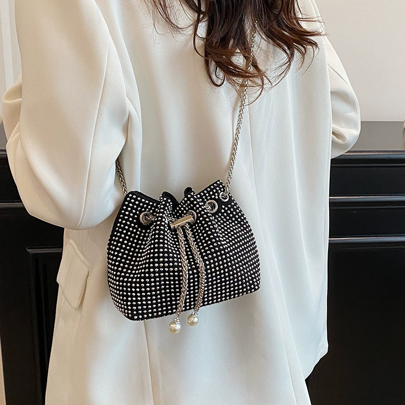 Сумка-падушка из искусственной кожи Linuo Kangaroo PU Bucket Bag — летняя просторная сумка через плечо, односторонняя, 15x8x14 см, 0.3 кг, цепочка через плечо