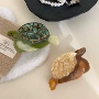 生物新款盘发个性鲨鱼夹