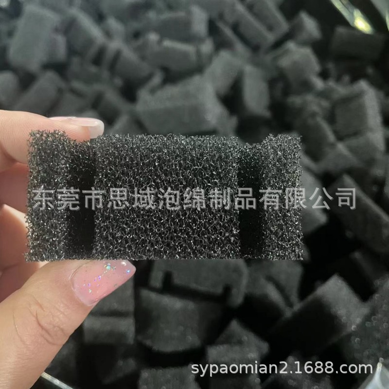 厂家批发宠物饮水机过滤棉m型过滤 净水处理细孔 粗孔滤棉异型