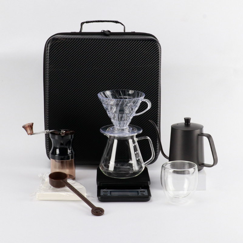 Hand coffee pot set full set of household coffee filter filter Cup hand Coffee Grinder coffee appliance wholesale
