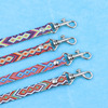 Cross -border original pet dog collar traction rope ethnic style compile neck circle cat small dogs walking cat and dog rope