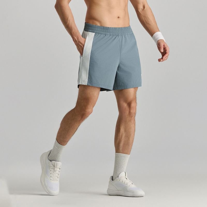 Color-Blocked Patchwork Shorts, Loose and Breathable, Tennis Sports Woven Shorts, Casual Running Sports Two-Way Wear Summer Pants Color-Blocked Patchwork Shorts, Loose and Breathable, Tennis Sports Woven Shorts, Casual Running Sports Two-Way Wear Summer Pants