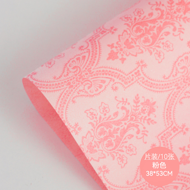 Los siete colores cordier barroco papel de embalaje de flores de papel especial de papel de embalaje de flores materiales de florista