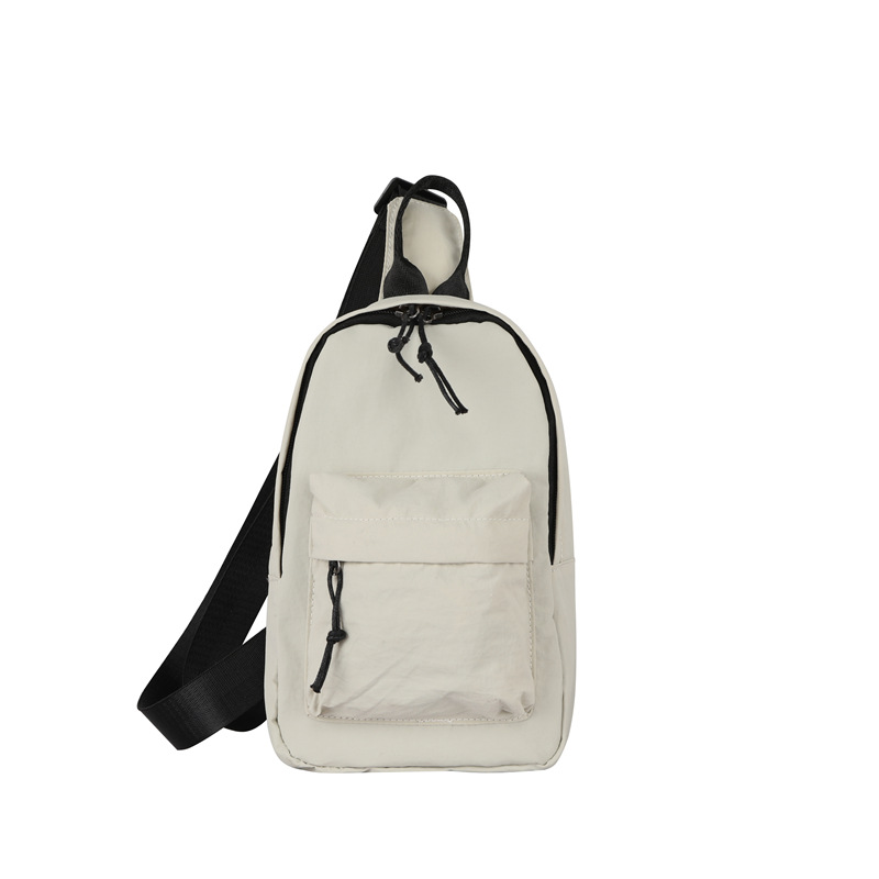 Bolsos para niños coreanos de nuevo estilo, deportes de ocio, bolsos de pecho para niños y niñas geniales, monedero de viaje para niños de color sólido simple