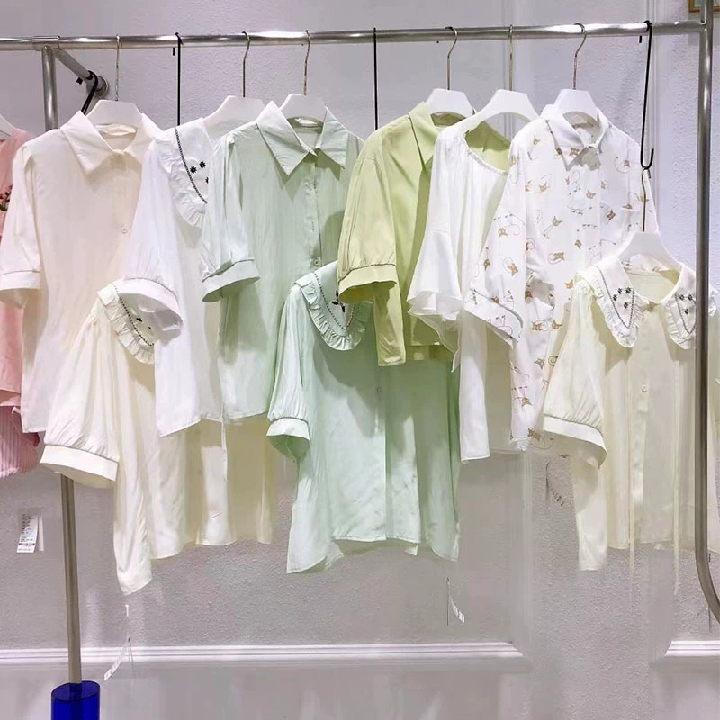 Shanting рубашка 2023 Летняя мода дикий топ бренд скидки в прямом эфире