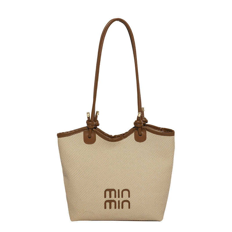 Transfronterizos al por mayor moda simple de viaje a la oficina brazo bolso de hombro de gran capacidad de color sólido bolso de mujer