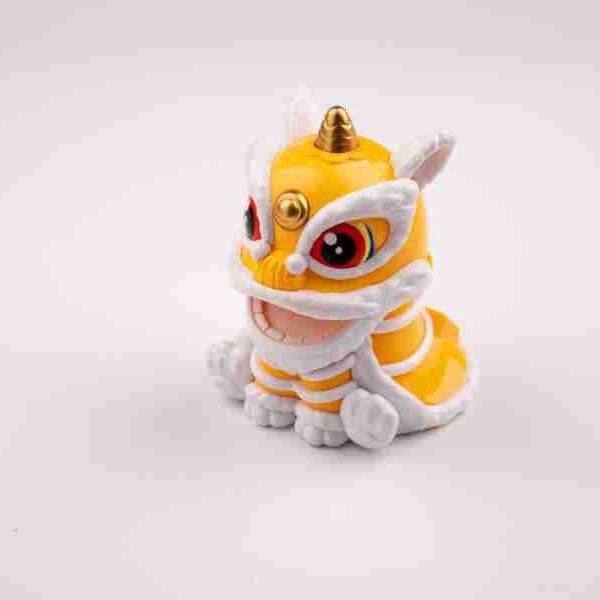3.5inch 각성 사자-노란색