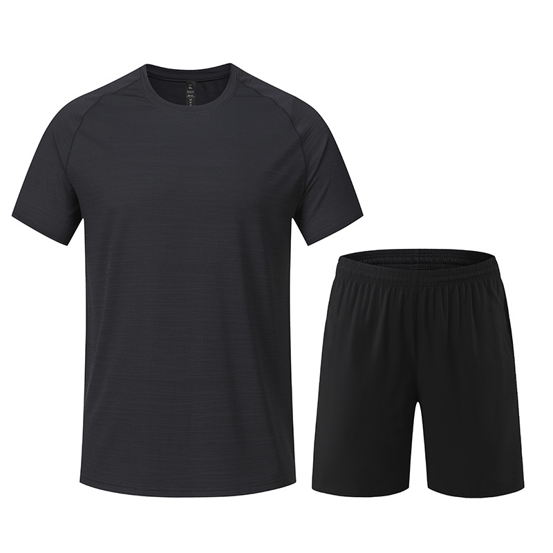 Traje de ropa deportiva Camiseta de manga corta de verano de secado rápido y transpirable Pantalones cortos de entrenamiento de baloncesto para correr por la mañana Ropa de gimnasio 680