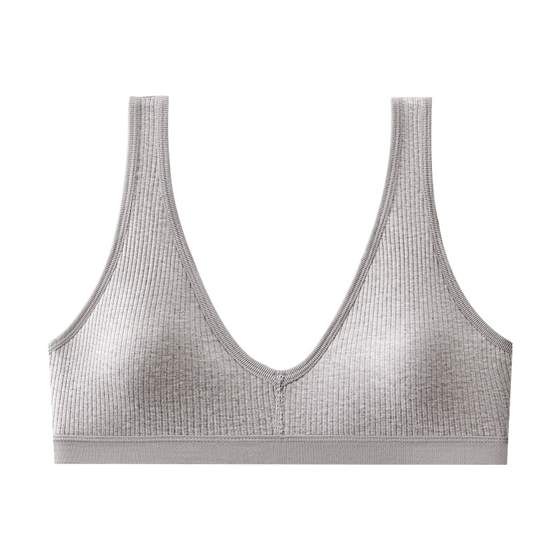 Transfronterizos belleza de espalda ropa interior damas de estilo deportivo ropa interior antichoque pecho pequeño se reúne sin anillo de acero anti-caída sostén para mujeres