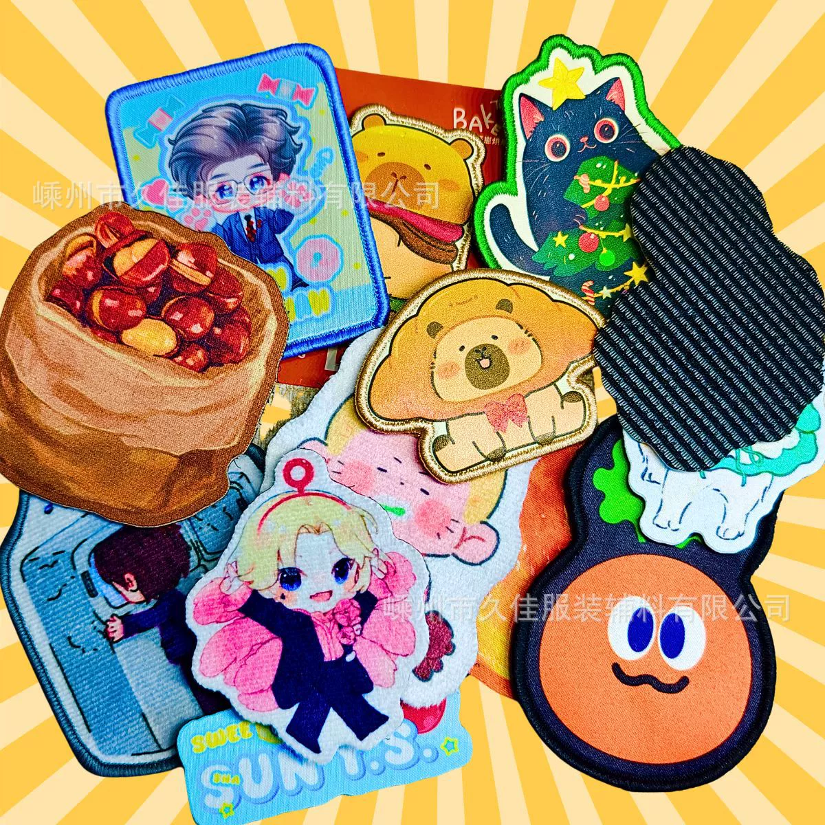 Индивидуальные аксессуары для волос, накладки для челки, наклейки на липучке, цена указана за индивидуальный заказ, заколки для волос, нашивки с логотипом, персонализированные пружинные накладки для волос.