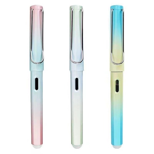 Special thin thermal sensitive erasable steel pen for primary school students, Grade 3 calligraphy practice, gradient pen with replaceable ink cartridge