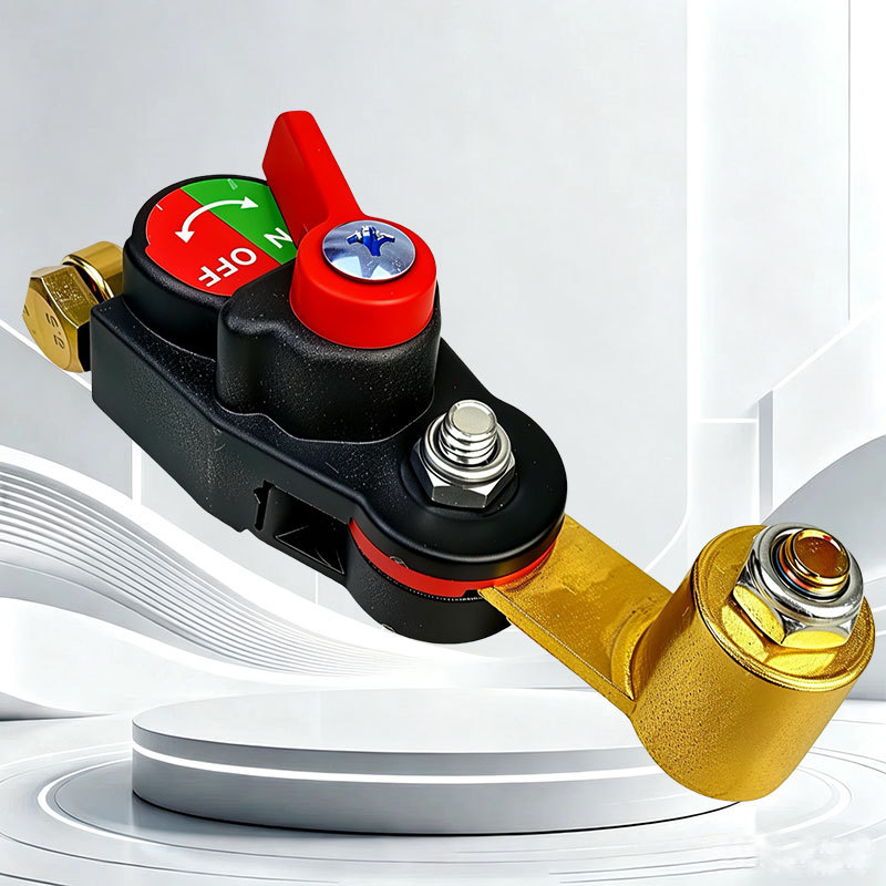 12V Car Battery Disconnect Switch, 24V Heavy Truck Power Master Switch, Blade Switch for Excavator and Agricultural Vehicle, Pure Copper Modification