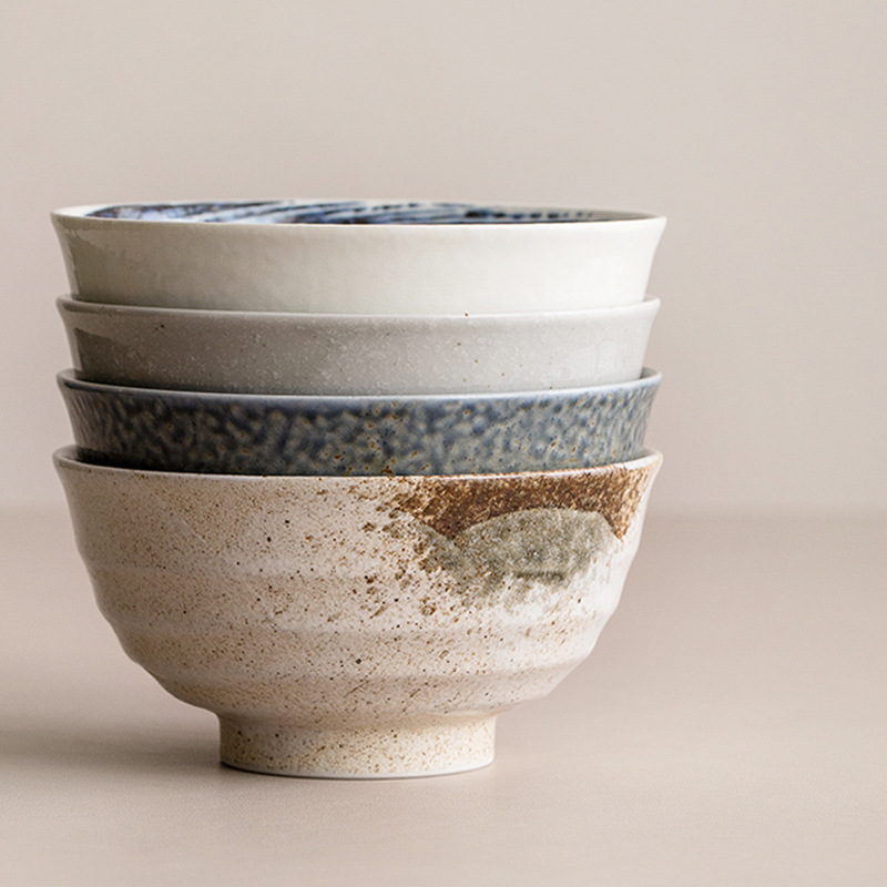 Japanese-style handmade household ceramic large capacity ramen bowl soup bowl wholesale tableware imported from Japan Japanese-style handmade household ceramic large capacity ramen bowl soup bowl wholesale tableware imported from Japan