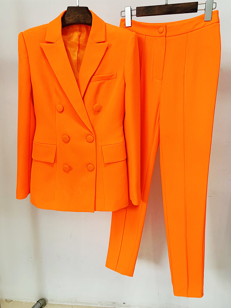 Double-Breasted Suit Set Image 1