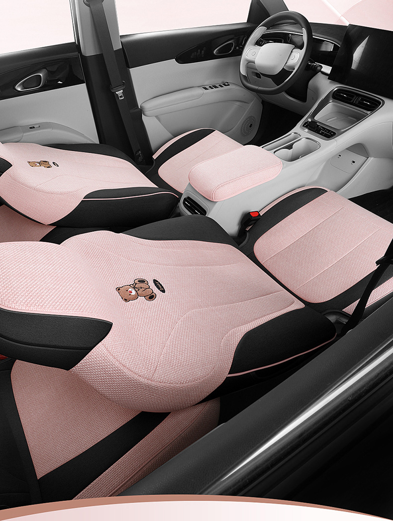Geely Star Wish Seat Cover Special Full Surrounding Linen Breathable Cushion Seat Cover Car Interior Four Seasons Decoration Car Supplies