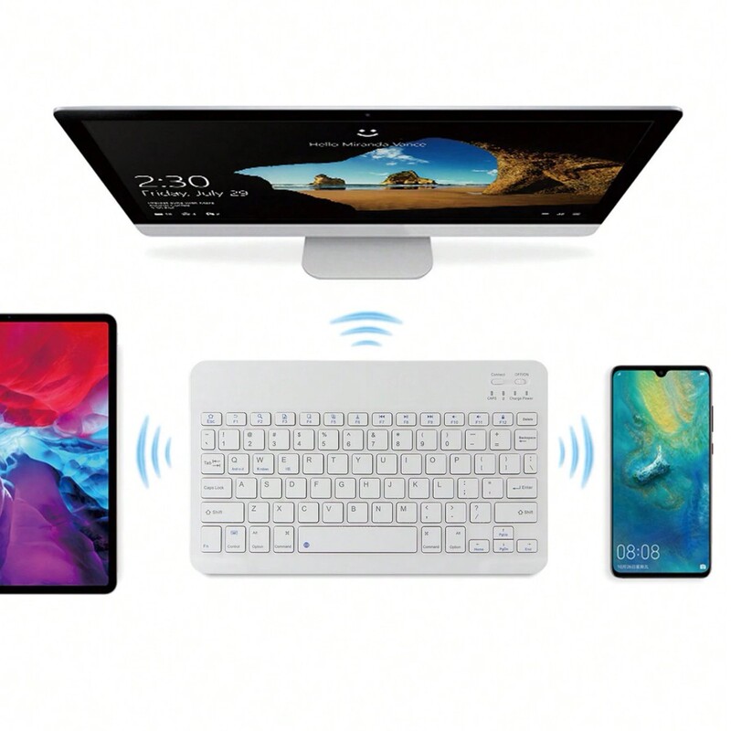 ワイヤレスBluetoothキーボードは、Apple iPad、Magic Keyboard mini、Honor、Huawei Mate、Xiaomiタブレット、ポータブルオフィスに適しています。|undefined