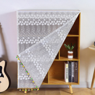 Btv4 Curtain Bookshelf Cabinet Curtain Table Cabinet Curtain Wardrobe Kitchen Door Curtain Dustproof Ugly Magic