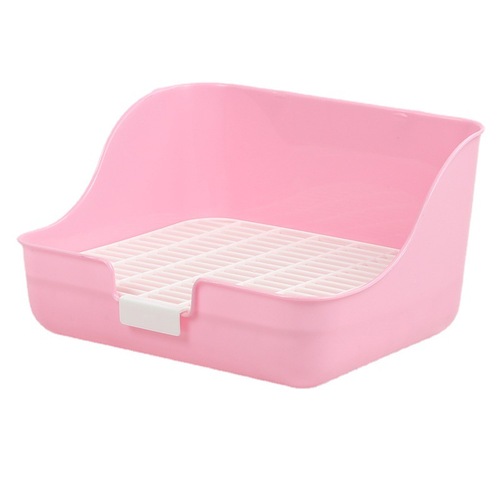 Rabbit Square Toilet Heightened Small Pet Toilet Pet Supplies Anti-splash Guinea Pig Easy Washable Deodorant Pet Supplies