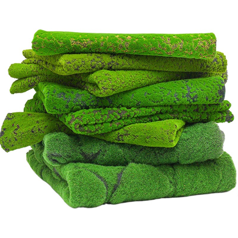 Césped artificial de musgo verde césped artificial planta paisaje planta verde escena ventana pantalla bonsai falso musgo