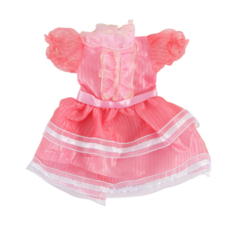 Fábrica directa moda 36cm vinilo simulación muñeca ropa 14 pulgadas niños y niñas ropa transfronteriza exclusiva