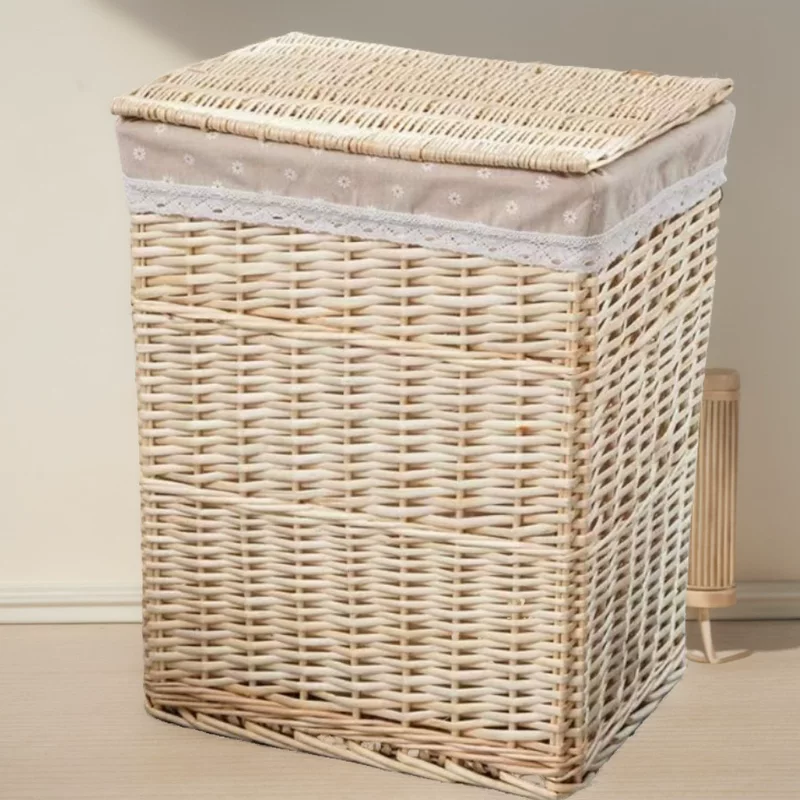 Laundry basket, woven storage basket, DIY