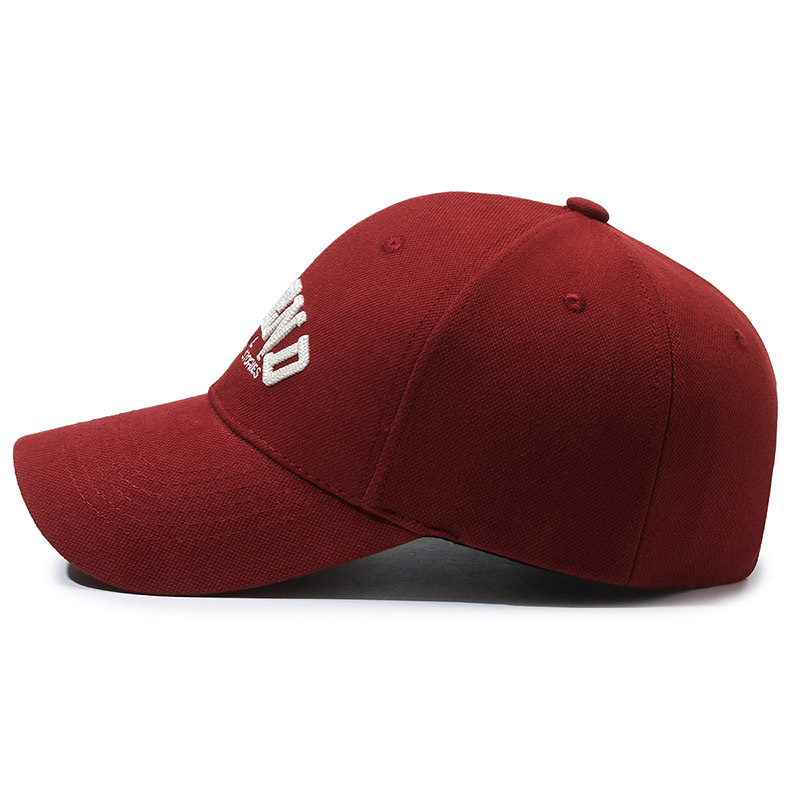 Baseball Cap For Men Embroidered Versatile Curved Brim Design_voghion.com