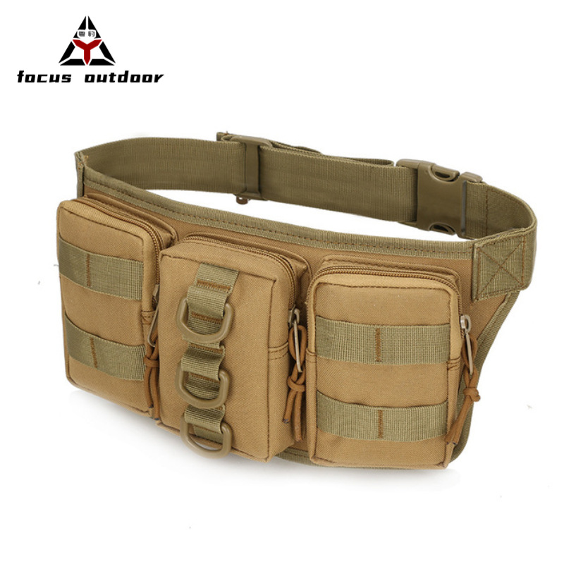 Bolsa de Cintura Táctica Multifuncional para Pesca, Estilo Militar, para Actividades al Aire Libre, Ligera, Impermeable, para Hombre