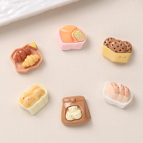 Cartoon DIY resin accessories, decorations, desserts, food, cream glue, handmade hair clips, phone cases, shoe buckles, and accessories batch