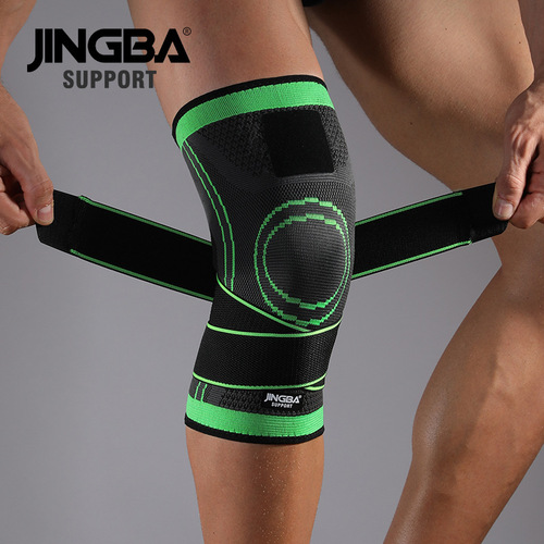 JINGBA sports knee pads, straps, warm and pressure protective gear, outdoor cycling, running, mountaineering, basketball manufacturers wholesale