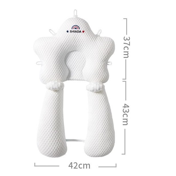 Spot almohada con forma de bebé tipo de cabeza correctiva cabeza anti-desviación del recién nacido 0-6 meses bebé recostada almohada estrella de mar